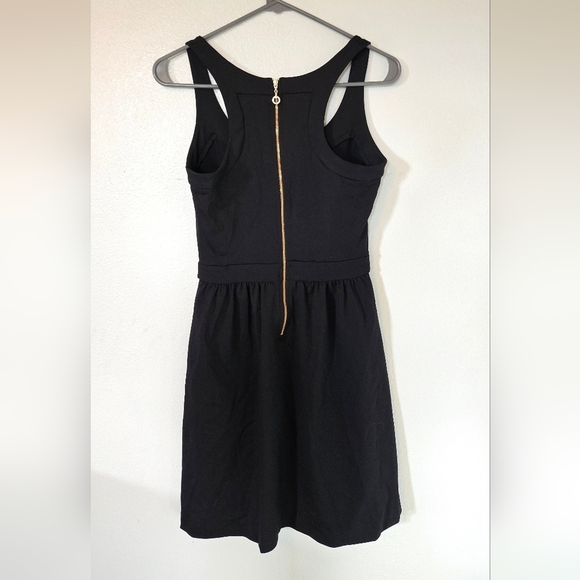 Cynthia Rowley | Black Skater Dress Racerback Size Small - Picture 3 of 8